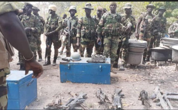 Casamance - L'Armée démantèle quatre bases rebelles et exhibe ses...