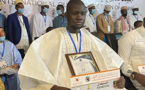 Le Sénégalais Cheikh Mouhamed Diop remporte la 2e place au Concours International de Coran