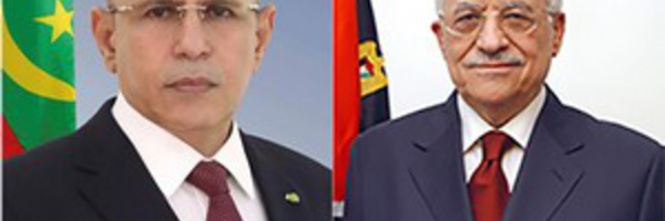 Entretien téléphonique entre Ghazouani et le Président de l'Autorité palestinienne