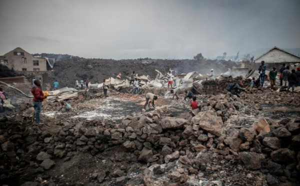 RDC : 150 enfants diparus après l'éruption du volcan, selon l'UNICEF