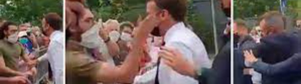 Emmanuel Macron giflé : les deux hommes interpellés graviteraient dans la mouvance «gilets jaunes»