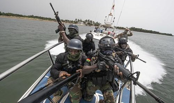 Exercices navals conjoints entre les marines nationales mauritanienne et sénégalaise