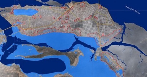 Les Inondations à Saint-Louis vues par satellite (Cnes France)
