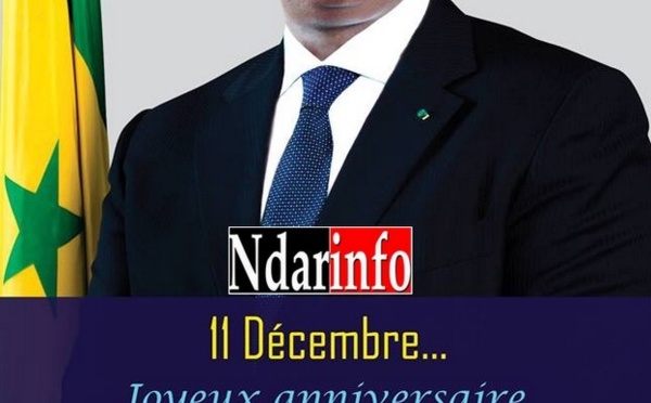 11 décembre 2013: Joyeux anniversaire au Président Macky Sall !