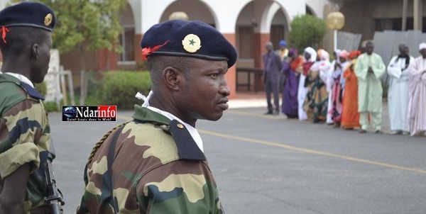 Saint-Louis - Enterrement d'Ousmane Fall: hommages à un soldat d'honneur.