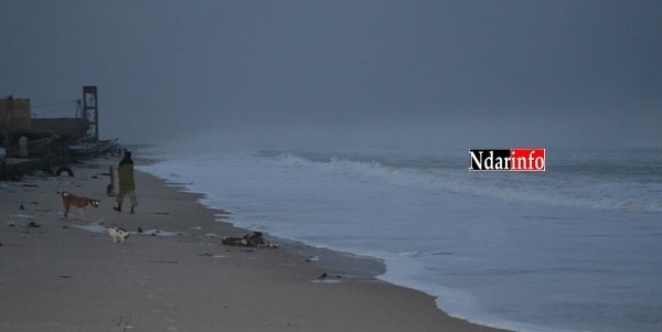 La mer en furie : de grosses vagues ont attaqué la Langue de Barbarie ( Vidéos - Photos)