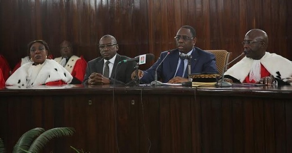 Le discours de Macky Sall à la rentrée solennelle des Cours et  Tribunaux
