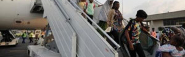 Un groupe de 46 Sénégalais rapatriés de la Centrafrique, via Bamako