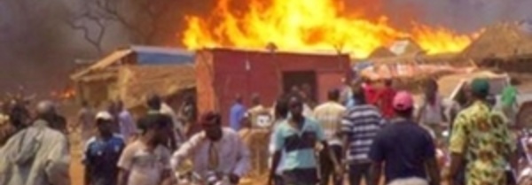 Saint-Louis : Un incendie mystérieux ravage Dioudé Diabé.