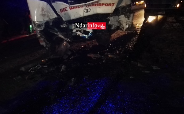 Des blessés graves dans un accident à l'entrée de Saint-Louis - photos