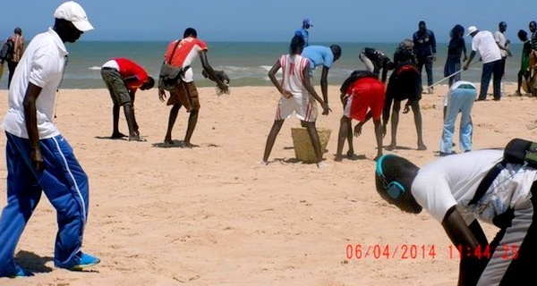 ENVIRONNEMENT: Opération « Zéro sachets »: la plage de l’hydrobase nettoyée par des étudiants de l’UGB.