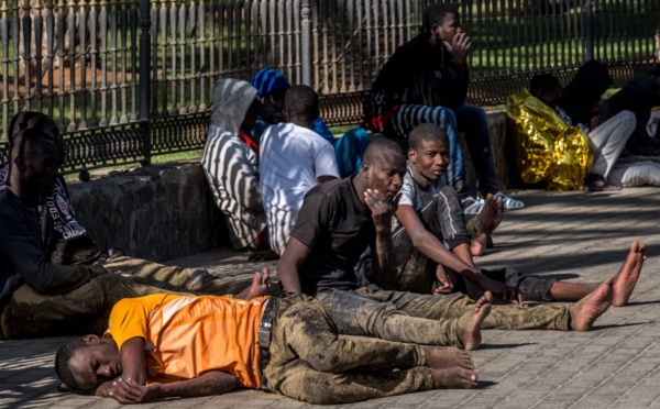 Émigration : Une pirogue avec 39 migrants en provenance du Sénégal, accoste aux Îles Canaries