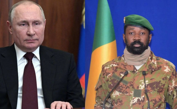 Entretien téléphonique entre Goïta et Poutine à propos de la coopération bilatérale entre les deux pays