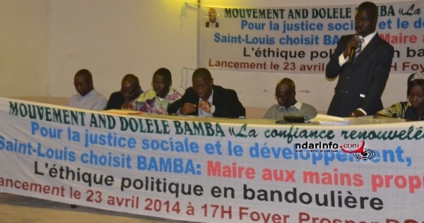 POLITIQUE : le mouvement  "Ande Dolele Bamba" planche sur le  profil du maire de Saint-Louis.