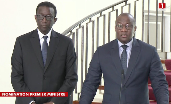 Nommé PM : Les premiers mots de Amadou BA