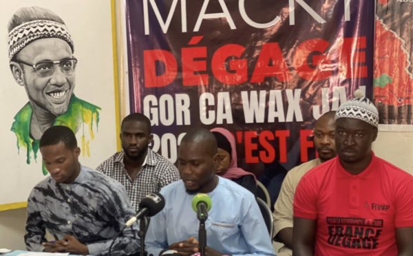 Le Frapp lance la campagne "Macky dégage ! Gor ca wax! 2024 c'est fini !"