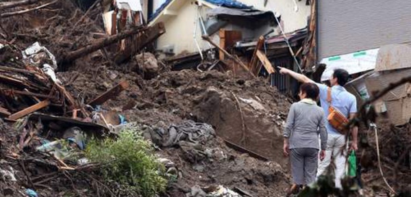 Glissements de terrain à Hiroshima: au moins 50 morts