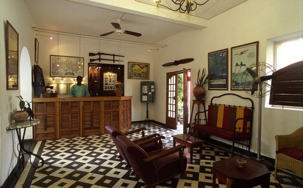 Saint-Louis - Tourisme: La Poste et la Résidence parmi les plus prestigieux hôtels d'Afrique.