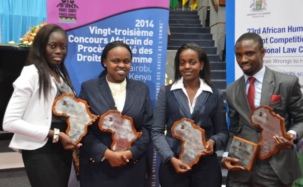 Le Sénégal honoré : l’Université Gaston Berger gagne encore le concours africain de procès simulé sur les Droits de l’Homme !