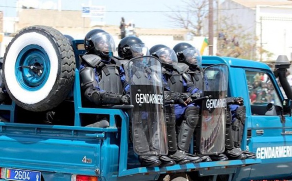 Meeting d'Ousmane Sonko à Keur Massar: Un dispositif impressionnant de la Gendarmerie, quadrille la zone
