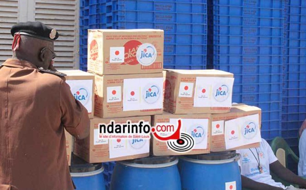 Saint-Louis - Lutte contre Ebola: don de la Jica aux centres de transformation des produits halieutiques.