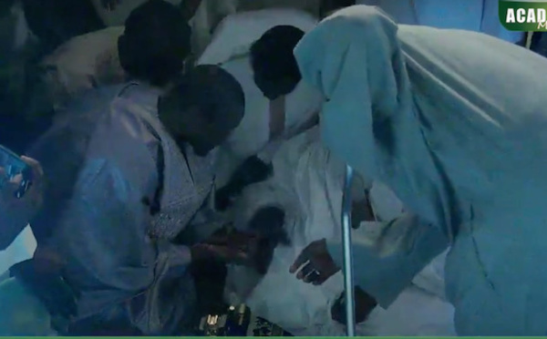 [Vidéo] Mosquée de Touba: Ousmane Sonko s’est entretenu avec Serigne Mountakha Mbacké