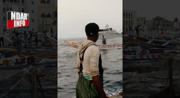 Pirogues renvoyées de "diatara" : un pêcheur a filmé la scène (vidéo)
