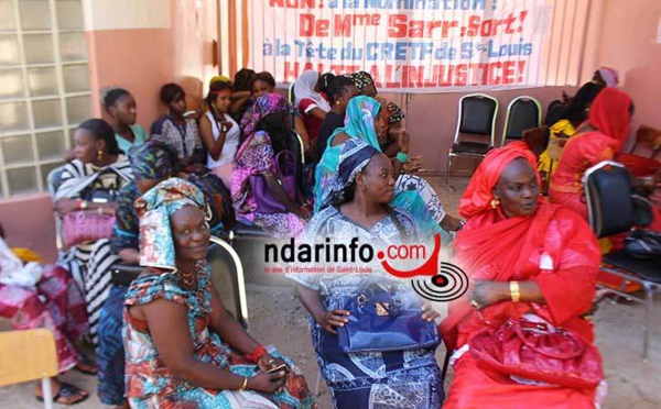 SIT- IN AU CRETEF DE SAINT-LOUIS : des travailleurs bloquent l’installation d’une nouvelle directrice.