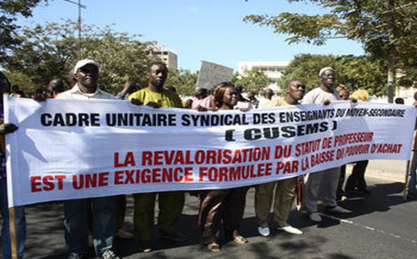 ÉDUCATION: le mot d'ordre de grève du CUSEMS largement respecté à Saint-Louis (audio)