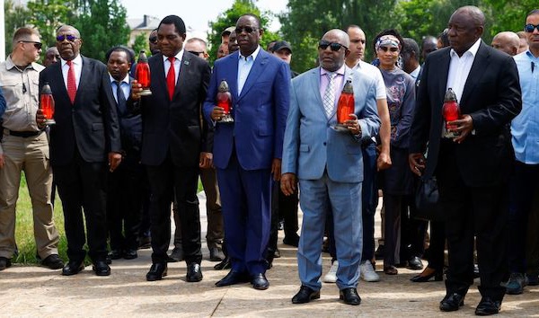 Explosion à Kiev jour de visite de Macky Sall et d'autres dirigeants africains