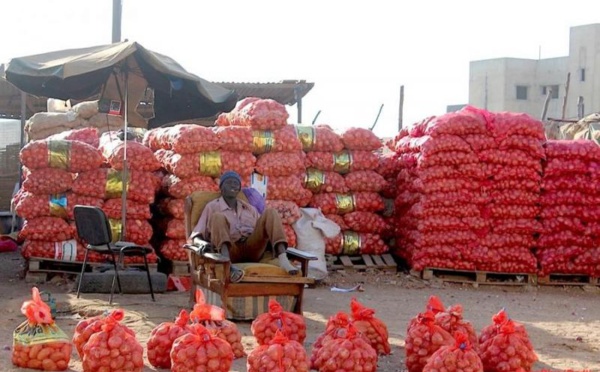 Saint-Louis: le marché bien approvisionné en oignon et pomme de terre (service du commerce)