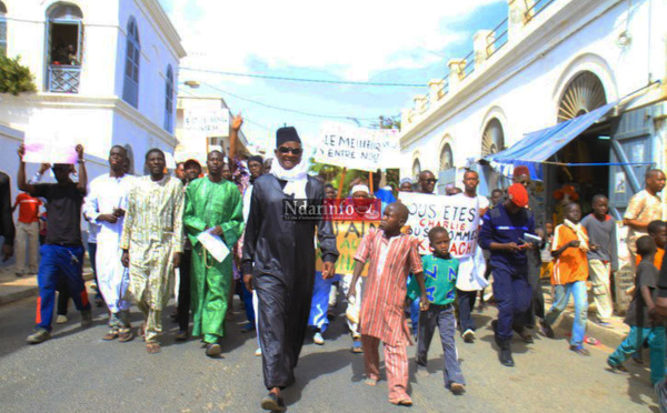 Saint-Louis : Voici la vidéo de la marche contre Charlie Hebdo. Regardez !