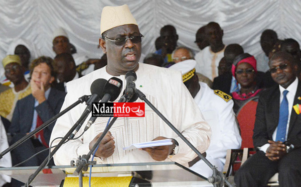 CÉRÉMONIE DE RÉCEPTION DES NAVIRES AGUENE ET DIAMBOGNE : Voici le discours intégral du discours du Président Macky SALL.
