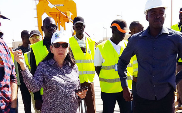 Visite de Mme Nancy LEE, PDG Adjoint du MCC dans le Delta.
