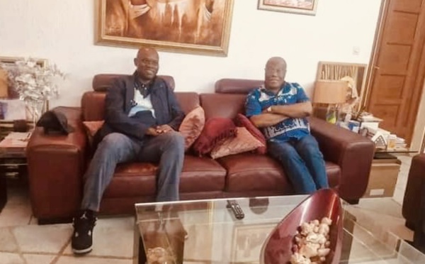 Gabon : le général Brice Oligui Nguema a rendu visite à Albert Ondo Ossa