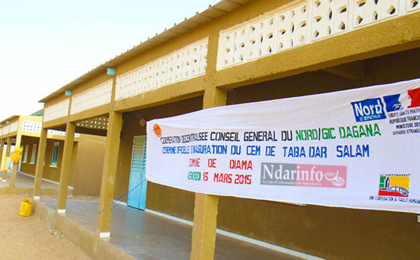 ÉDUCATION - COOPÉRATION DÉCENTRALISÉE: le CEM de TABA DAR SALAM inauguré.