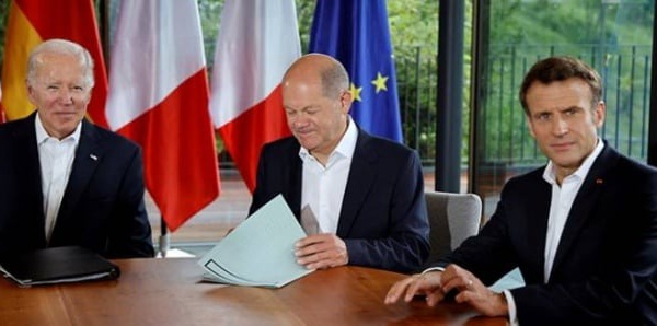 "Rien ne justifie le terrorisme" : Macron, Biden, Scholz, Meloni et Sunak "condamnent sans équivoque" les attaques du Hamas