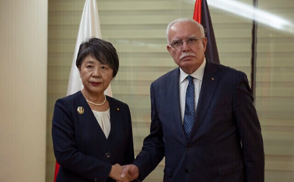 Le Japon promet 65 millions de dollars en aide supplémentaire à Gaza