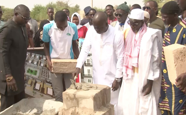 Maison de l’étudiant mbourois à Saint-Louis : Cheikh Issa SALL a lancé les travaux.