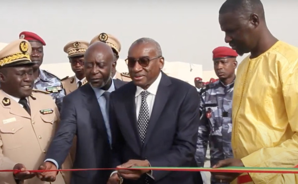 Saint-Louis : inauguration d'un cantonnement du GMI à Leybar