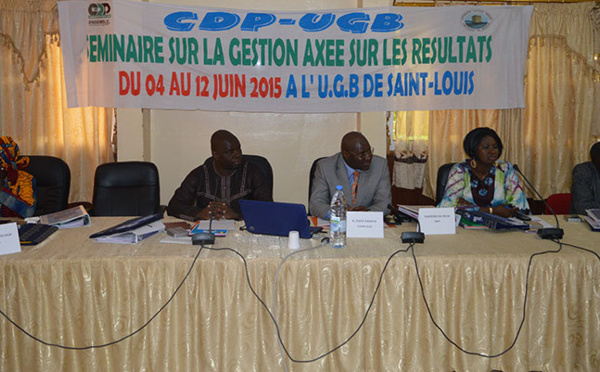 L’Université Gaston Berger de Saint-Louis forme son top management sur la Gestion Accès sur les Résultats !