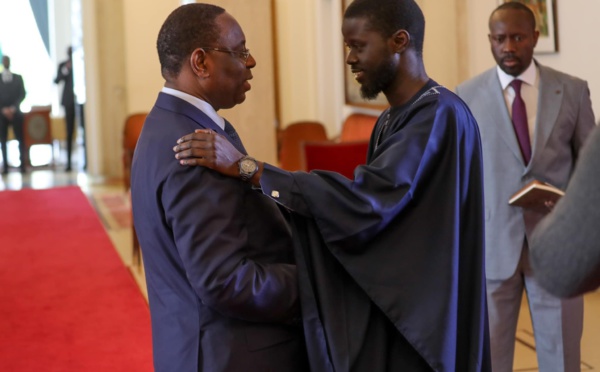 Palais : Premier  tête-à-tête entre Macky Sall et Diomaye Faye (photos)