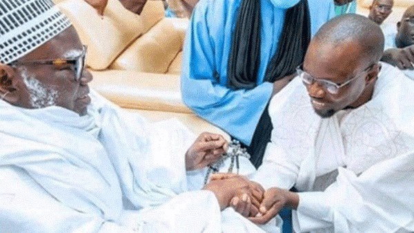 Ousmane Sonko s'est entretenu avec Serigne Mountakha Mbacké