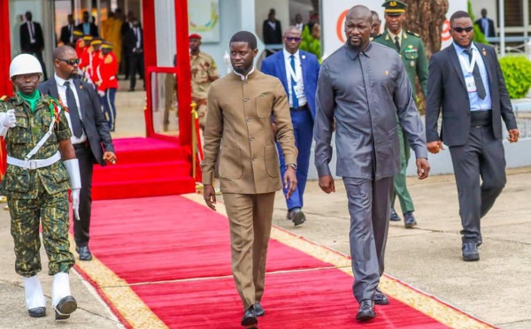 Visite de Diomaye à Conakry : Le Communiqué conjoint des deux États