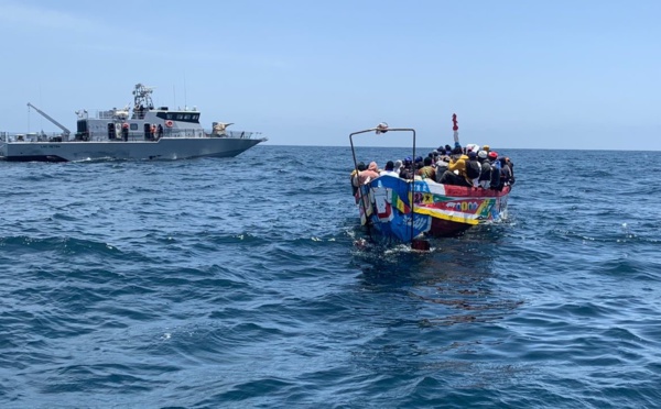 219 migrants en provenance de la Gambie interceptés au large de Dakar