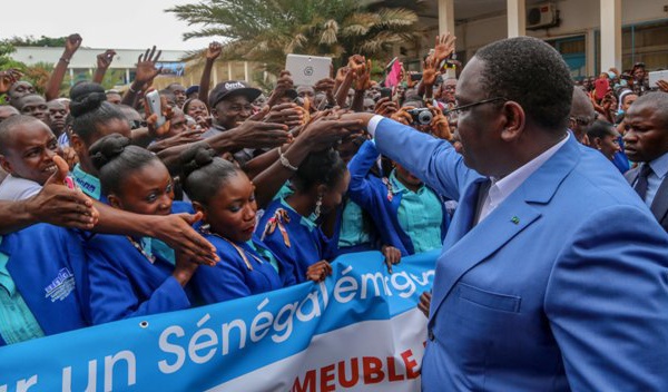 (Photos) Les images de la visite de Macky SALL à l'UCAD.