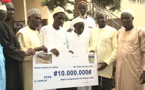 ​Régates de Saint-Louis : la Commune appuie le comité d'organisation à hauteur de 10 millions FCFA
