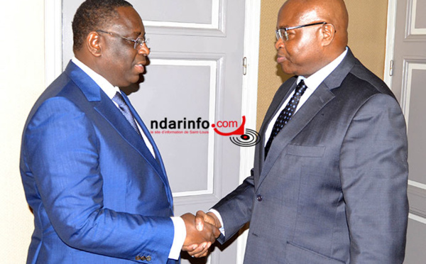 Me CISSE en tête à tête avec le Président Macky SALL