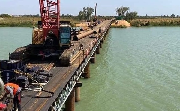 Pont de Rosso : les dispositions nécessaires ont été prises pour l’achèvement des travaux, ‘’d’ici à juillet 2026’’