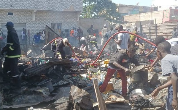 Diamaguène : Une maison dévastée par un incendie d'une rare violence
